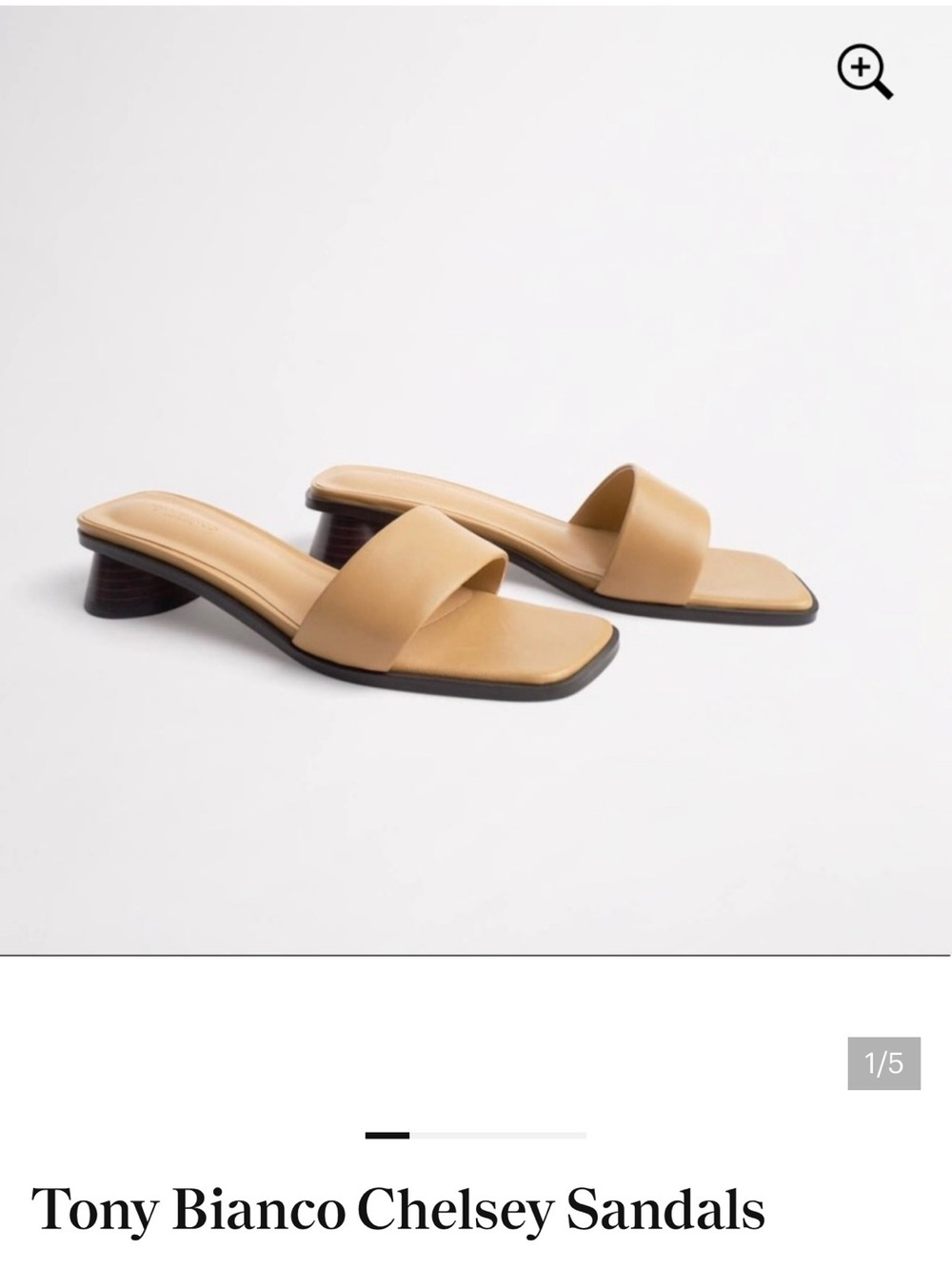Tony Bianco Chelsey - Block Heel Sandals -  Nappa Leather 7.5